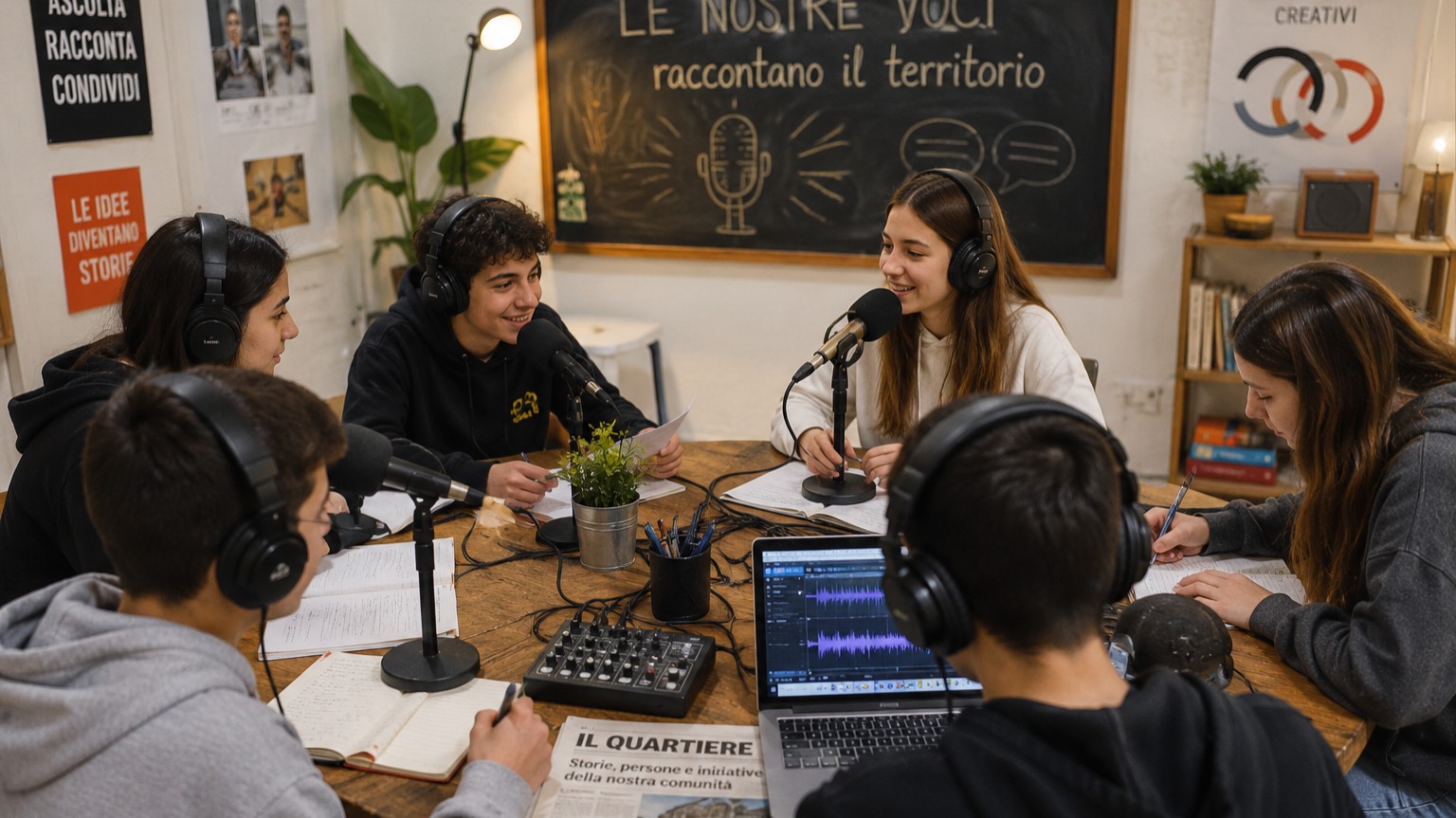 Laboratorio di giornalismo e podcast — Associazione Elementi APS